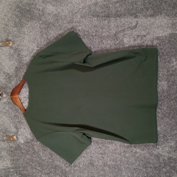 Figs Green Short Sleeve Tee with Crew Neck Lean Style Bonsai Color Size Xl Men - Picture 3 of 8